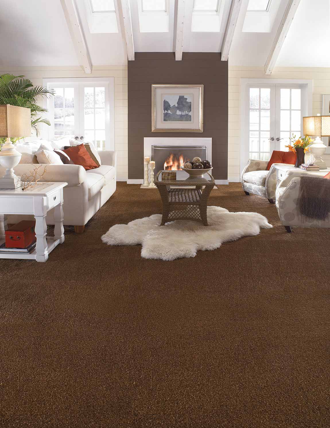 Living Room Decorating Ideas Brown Carpet Baci Living Room